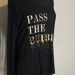 Pass the Bubbly long sleeve T shirt